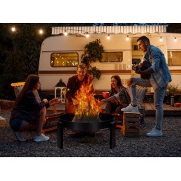 Hogar ketaus ir plieno sodo laužavietė 80 cm