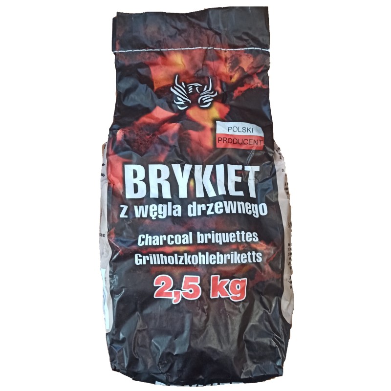 Aukščiausios kokybės grilio anglis 2,5 kg
