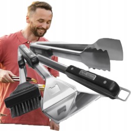 Imperial broil king kepimo rinkinys, mentelė, žnyplės, šepetys, šepetys