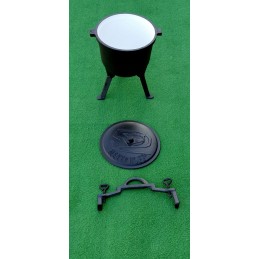 Tvirtas emaliuotas puodas, 8 litrai