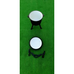 Tvirtas emaliuotas puodas, 8 litrai