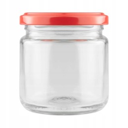10 pakuočių rinkinys  120 vienetų 200 ml stiklainis + dangtelio skersmuo 66