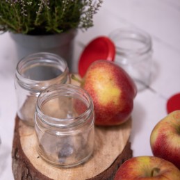10 pakuočių rinkinys  120 vienetų 200 ml stiklainis + dangtelio skersmuo 66