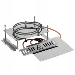 Nerūdijančio plieno deflektorius + šildytuvas 2kW standartinis 0200-1