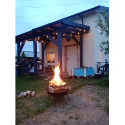 ★ didelis ketaus sodo židinys, 60 cm ★