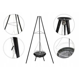 ⭐⭐Sodo grilio židinio taškas, pakabinamas trikojis laužavietės laužas⭐⭐