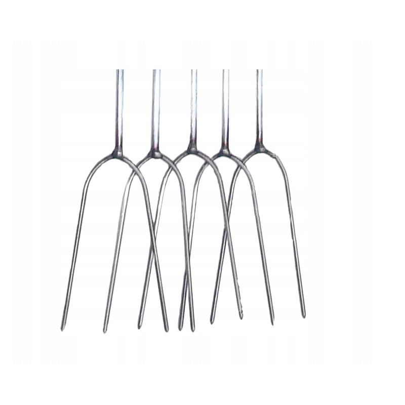 Nerūdijančio plieno pagaliukai laužui, kepsninės pagaliukai, 140 cm, 5 vnt!