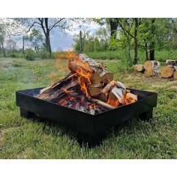 ➡️Kvadratinis sodo židinys 70x70cm ⬅️