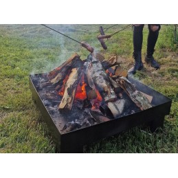 ➡️Kvadratinis sodo židinys 70x70cm ⬅️