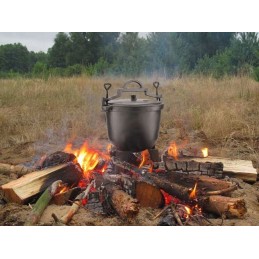 Ketaus medžioklės puodas 7l, emaliuotas, Kinghoff kh 2242