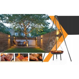 ⭐⭐Sodo grilio židinio taškas, pakabinamas trikojis laužavietės laužas⭐⭐