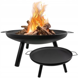 Didelis sodo židinys, grilis, ugnies dubuo, 60 cm