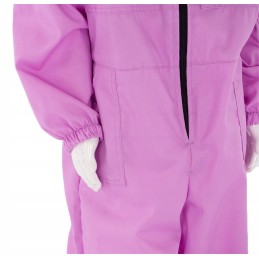 Vaikiškas kombinezonas su kepure, violetinis (spalvos linija) 158