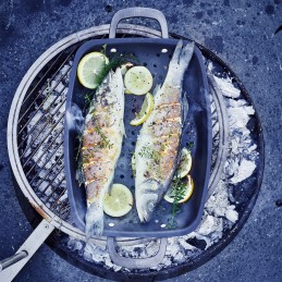 Grilling basket carbon steel bk