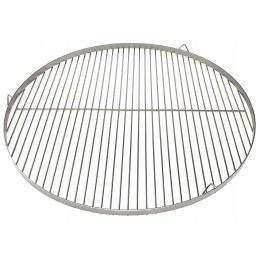 Nerūdijančio plieno grotelės, apvalios, 70 cm, nerūdijanti grandinėlė, komplektas liukso trikojiui