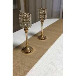 Džiuto audinio 30 cm džiuto stalo bėgikas metrais