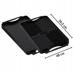 Dvipusė grilio plokštė