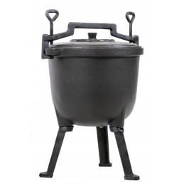 Emaliuotas stovimas katilas, 4 litrų talpos medžioklės puodas