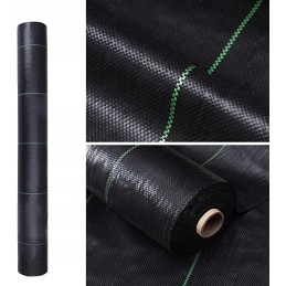 Aukciono objektas – agrotekstilė 1,10 m x 10 m, juoda, 70 g/m2