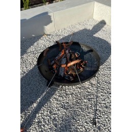 Didelis sodo židinys 80 cm kepsninei