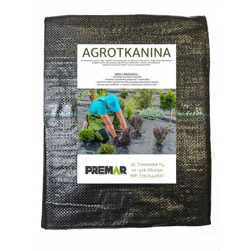 Agrotkanina kilimėlis nuo piktžolių UV storio juodas 1,6x5m 80g/m2