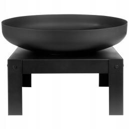 Juodo metalo sodo židinys, 50 cm