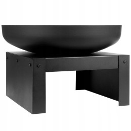 Juodo metalo sodo židinys, 50 cm