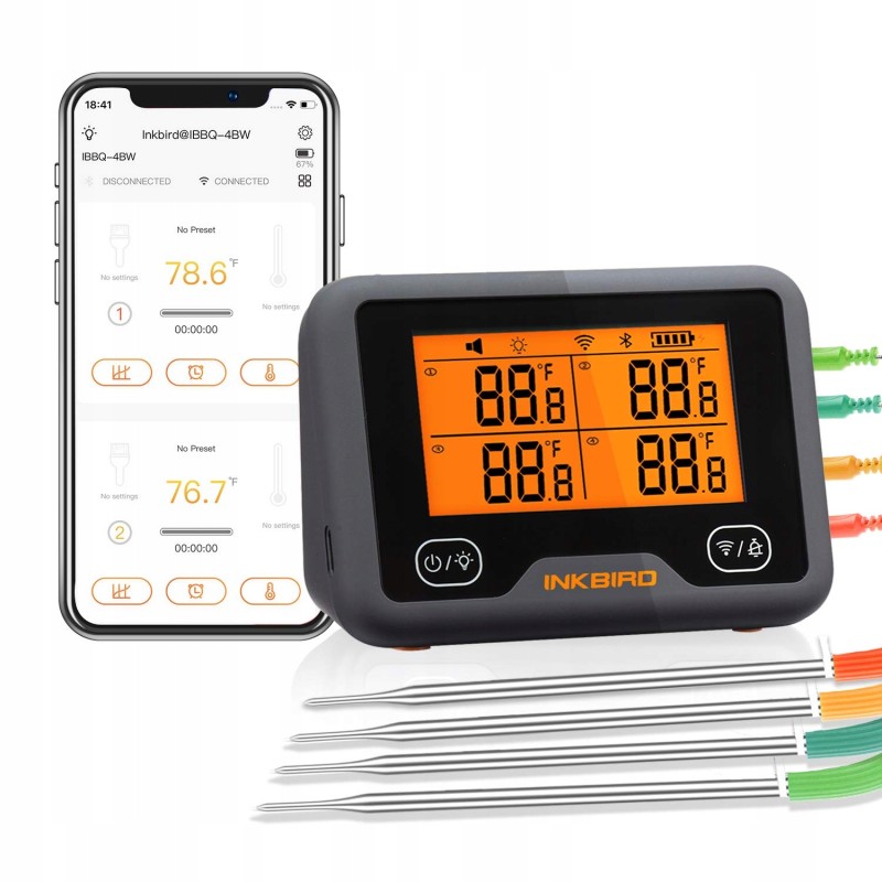 Inkbird ibbq-4bw belaidis