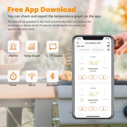 Inkbird ibbq-4bw belaidis