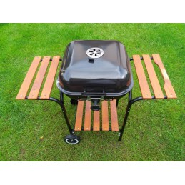 Kvadratinė medžio anglies kepsninė