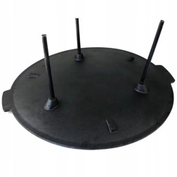 Ketaus keptuvė, wok, 45 cm, grilio lėkštė