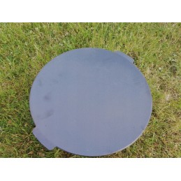 Ketaus keptuvė, wok, 45 cm, grilio lėkštė