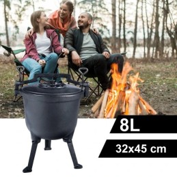 ⭐⭐ ketinis katilas, vengriškas medžioklės puodas, kepsniai laužui, grilis - 8l⭐⭐
