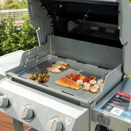 Tik ugnies grotelių nerūdijančio plieno dėklo grotelių keptuvė