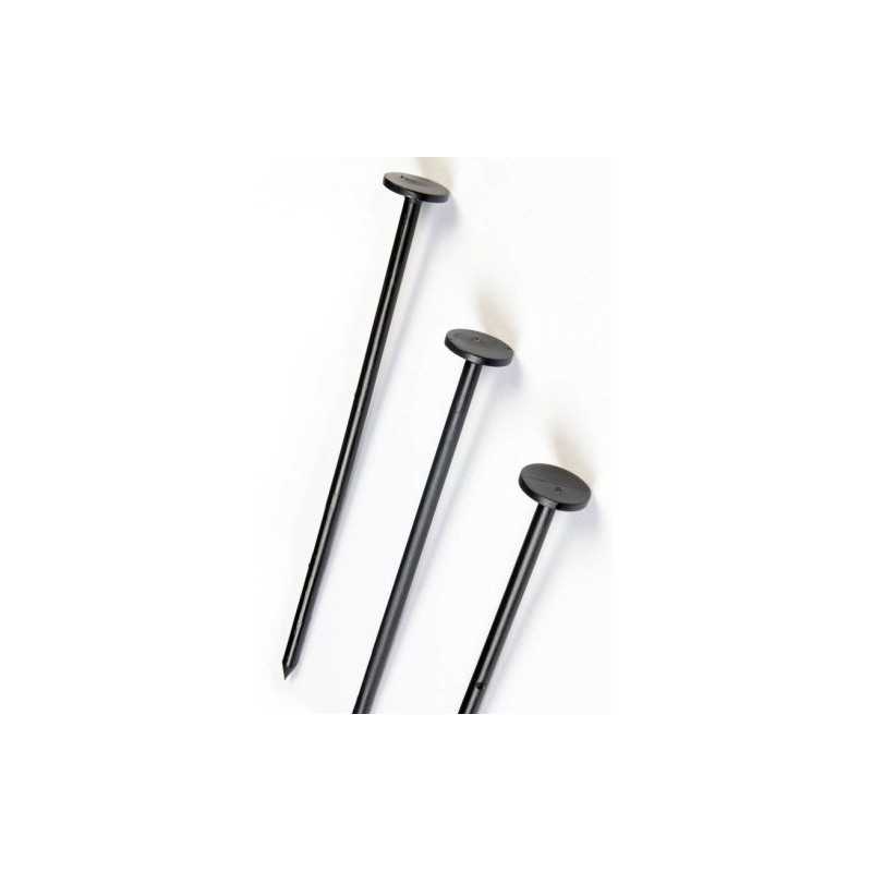 Smeigtukas agrotekstilei, mulčiuotiems audiniams ir kurmių tinklams tvirtinti.