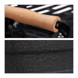 Relaxdays ketaus kepsninės statinė, reguliuojamo aukščio židinys, ventiliacija, kūrenama anglimi, hlp 40x45x36cm. juodas