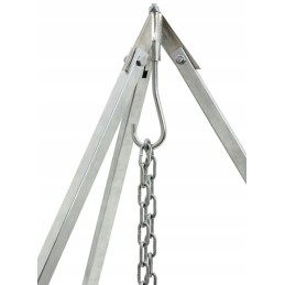 Plieninis trikojis su grandine ir kabliu petromax trikojis
