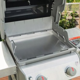 Onlyfire nerūdijančio plieno grilio plokštė, plancha weber spirit 200 serijos dujinėms kepsninėms, spirit i & ii 200, weber spir