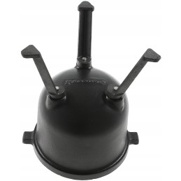 Ketaus katilas, stovimas medžioklinis puodas kepimui, 8 litrų, emaliuotas