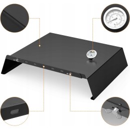 Picos orkaitė dujiniam griliui 53-78 cm su termometru