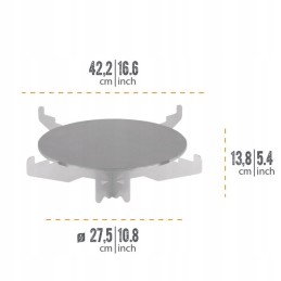 Grilio plokštė RF33 raketinei viryklei