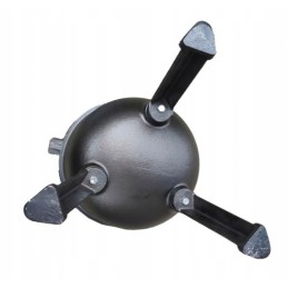 Ketaus medžioklinis puodas, vengriškas emaliuotas puodas, 8 litrai, laužui