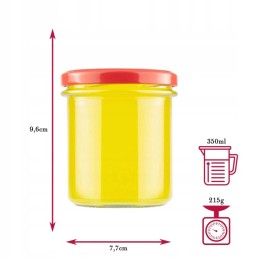 50x stiklainis 350 ml medaus uogienės mėsos paštetas konservuoja žvakes tiesiai stikline