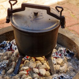 ⭐⭐ ketinis katilas, vengriškas medžioklės puodas, kepsniai laužui, grilis - 8l⭐⭐