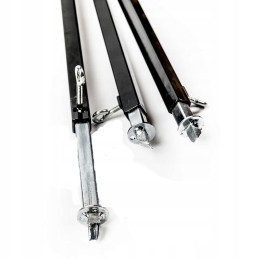 Teleskopinis trikojis 70/120 cm su 20 l nerūdijančio plieno puodu su dangčiu.