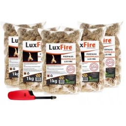 Lux ugnies kūrenimas 5kg (5x1kg) + degiklis