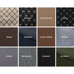 Galimos spalvos: pilka, juoda, smėlio, ruda, letenėlės.