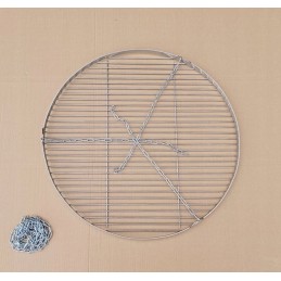 Nerūdijančio plieno grotelių rinkinys 80cm inox grandinės