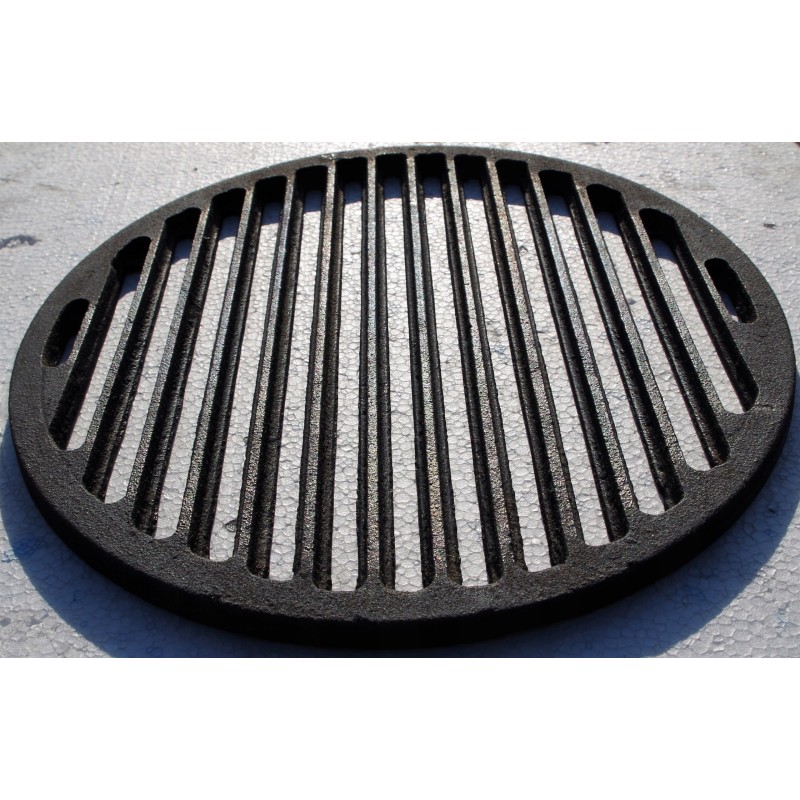 Apvalios ketaus židinio grotelės grilinei krosnelei, 31 cm