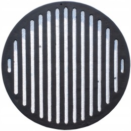 Apvalios ketaus židinio grotelės grilinei krosnelei, 31 cm